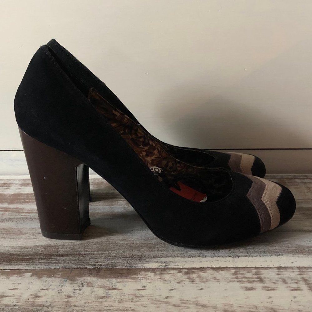 Missoni Block Chevron Heel Pumps US 7.5